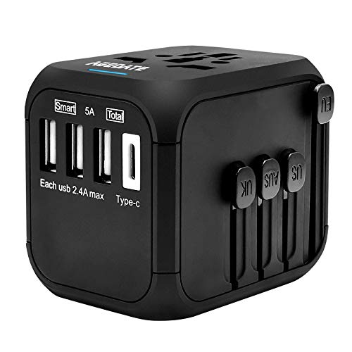NTONPOWER Reisestecker Mit USB-C – 6-fach Steckdosenleiste & 45W PD
