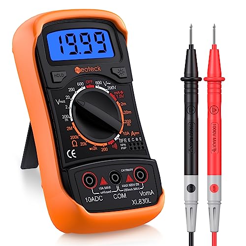 Mini Digital Multimeter Voltmeter Ammeter Ohmmeter Multi Tester mit LCD